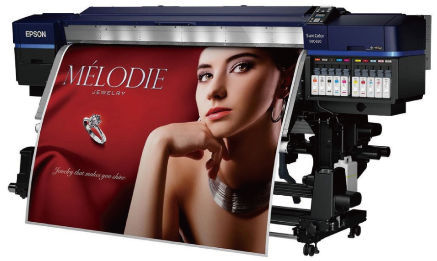 大型溶剤インクジェットプリンタ